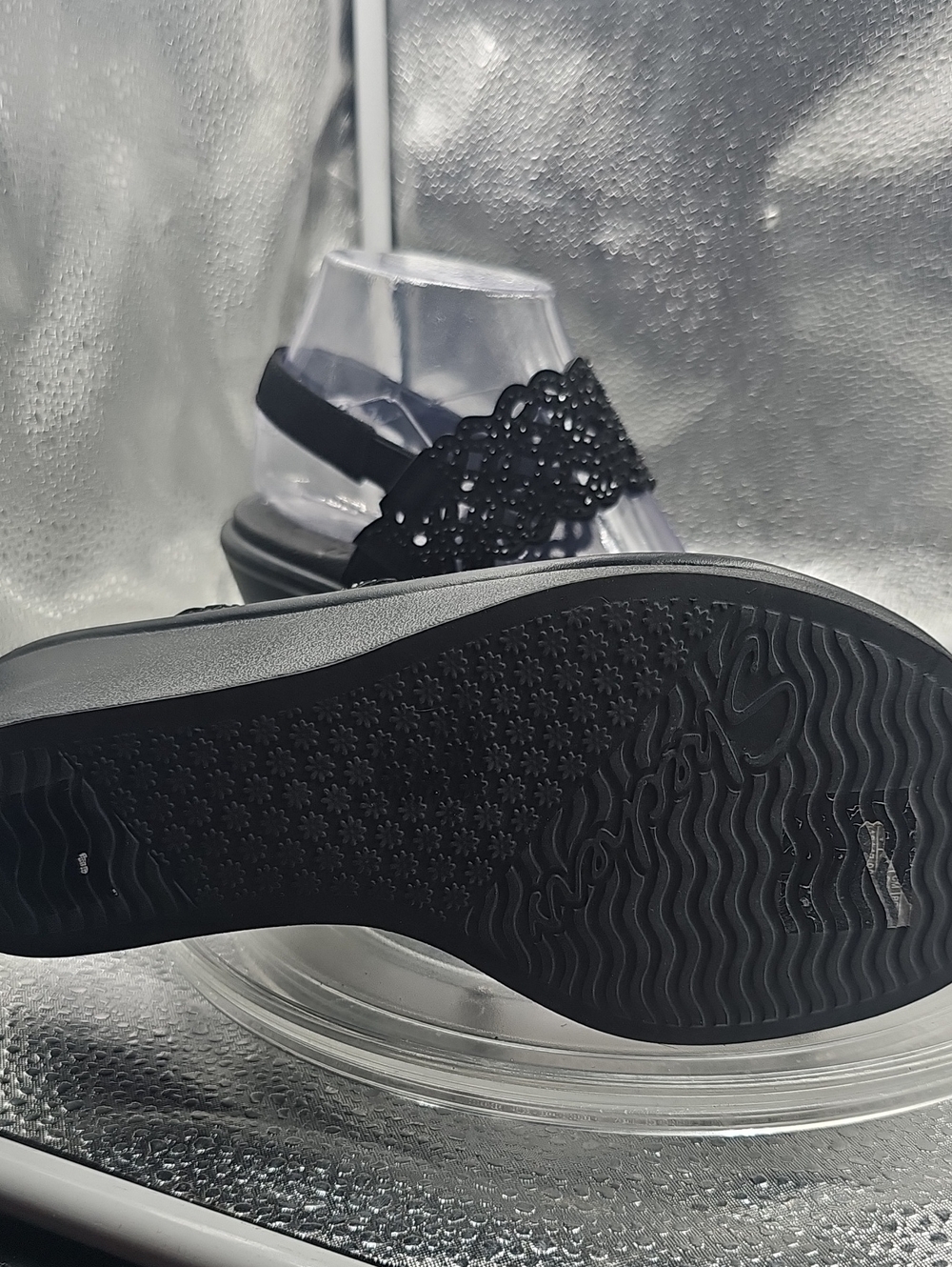 G Black Wedges Cali Sz 6 - Picture 4 of 4
